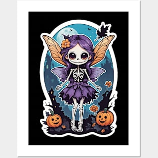 Skeleton Fairy 4 Posters and Art